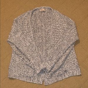 cardigan speckled grey